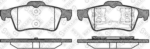 Stellox 853 000BL-SX - Komplet Pločica, disk-kočnica www.molydon.hr