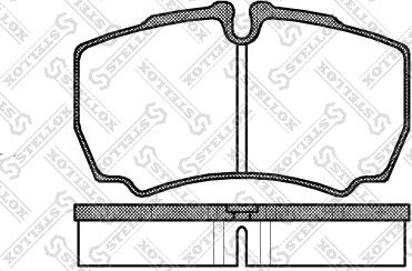 Stellox 860 000L-SX - Komplet Pločica, disk-kočnica www.molydon.hr