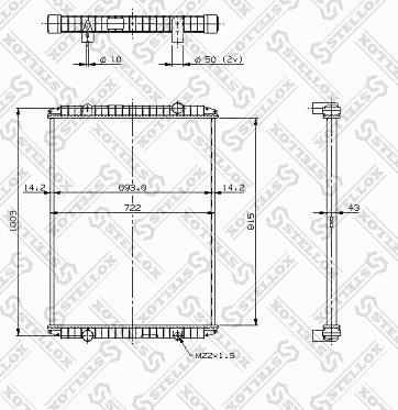 Stellox 81-03310-SX - Hladnjak, hladjenje motora www.molydon.hr