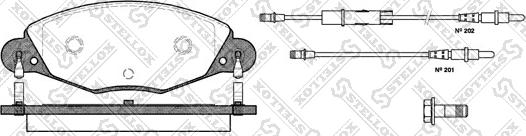 Stellox 839 004BL-SX - Komplet Pločica, disk-kočnica www.molydon.hr