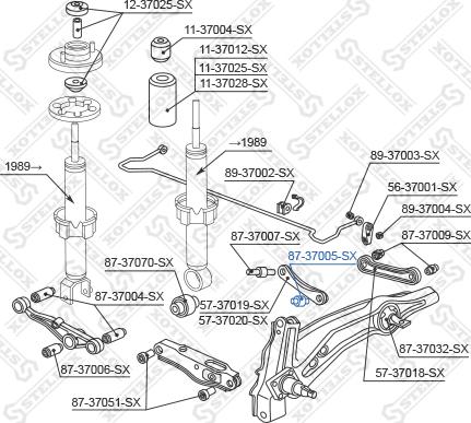 Stellox 87-37005-SX - Selen / Prigušni blok, Ovjes kotača www.molydon.hr