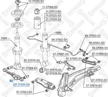 Stellox 87-37006-SX - Selen / Prigušni blok, Ovjes kotača www.molydon.hr