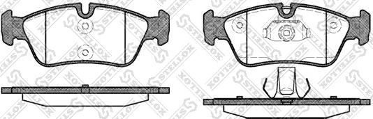 Stellox 395 040BL-SX - Komplet Pločica, disk-kočnica www.molydon.hr