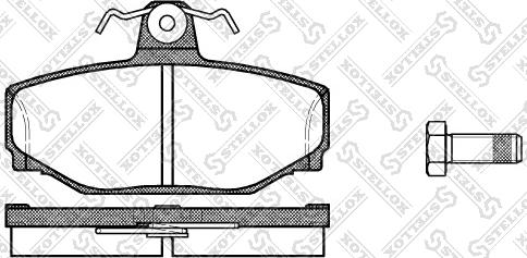 Stellox 308 000-SX - Komplet Pločica, disk-kočnica www.molydon.hr