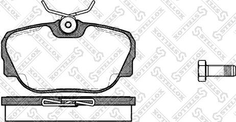 Stellox 307 000-SX - Komplet Pločica, disk-kočnica www.molydon.hr