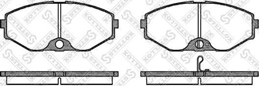 Stellox 386 002B-SX - Komplet Pločica, disk-kočnica www.molydon.hr