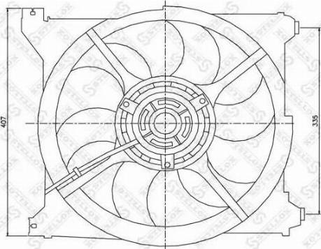 Stellox 29-99465-SX - Ventilator, hladjenje motora www.molydon.hr