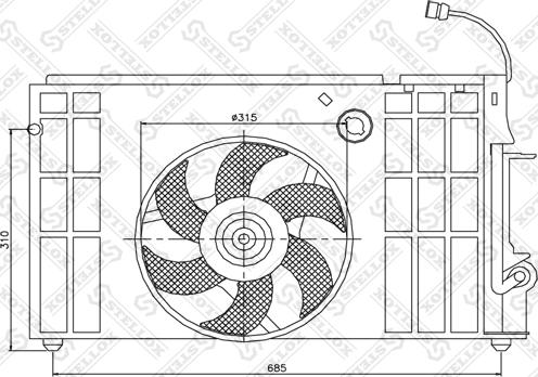 Stellox 29-99404-SX - Ventilator, hladjenje motora www.molydon.hr