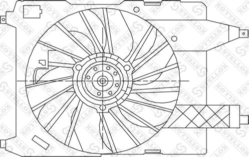 Stellox 29-99410-SX - Ventilator, hladjenje motora www.molydon.hr