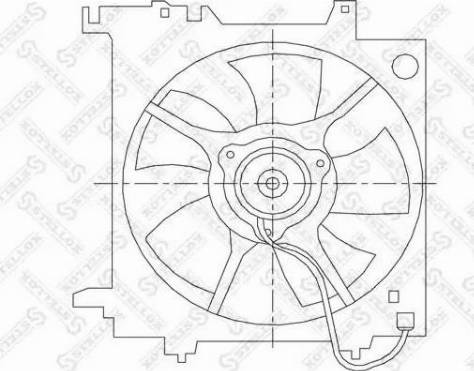 Stellox 29-99425-SX - Ventilator, hladjenje motora www.molydon.hr