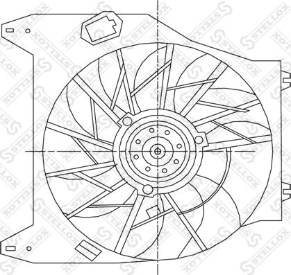 Stellox 29-99078-SX - Ventilator, hladjenje motora www.molydon.hr