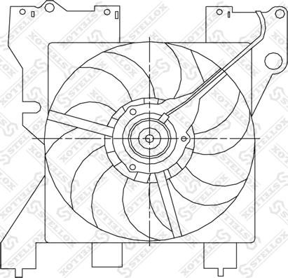 Stellox 29-99350-SX - Ventilator, hladjenje motora www.molydon.hr