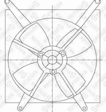 Stellox 29-99215-SX - Ventilator, hladjenje motora www.molydon.hr