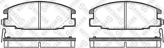 Stellox 249 004B-SX - Komplet Pločica, disk-kočnica www.molydon.hr