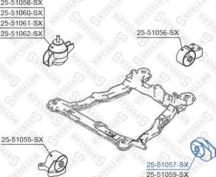 Stellox 25-51057-SX - Nosač motora www.molydon.hr