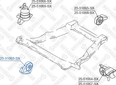 Stellox 25-51063-SX - Nosač motora www.molydon.hr