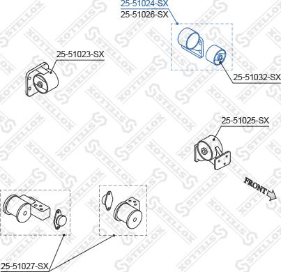 Stellox 25-51024-SX - Nosač motora www.molydon.hr