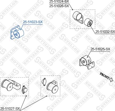 Stellox 25-51023-SX - Nosač motora www.molydon.hr