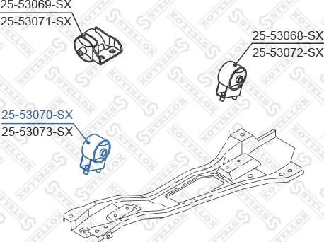 Stellox 25-53070-SX - Nosač motora www.molydon.hr