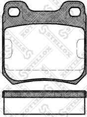 Stellox 250 040-SX - Komplet Pločica, disk-kočnica www.molydon.hr