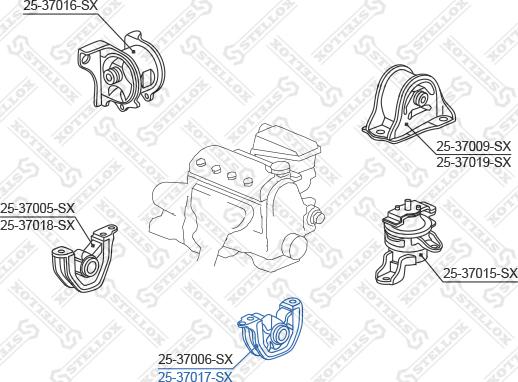 Stellox 25-37017-SX - Nosač motora www.molydon.hr