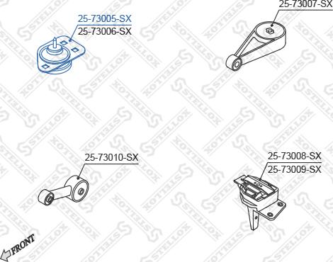 Stellox 25-73005-SX - Nosač motora www.molydon.hr