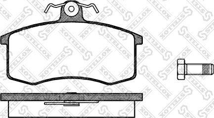 Stellox 232 000-SX - Komplet Pločica, disk-kočnica www.molydon.hr