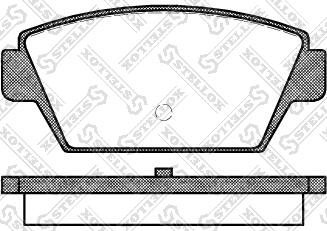 Stellox 226 000-SX - Komplet Pločica, disk-kočnica www.molydon.hr