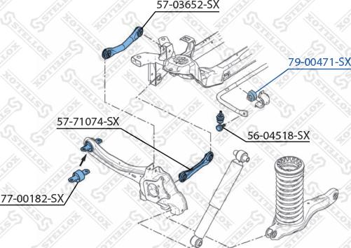 Stellox 79-00471-SX - Čahura Ležaja, stabilizator www.molydon.hr