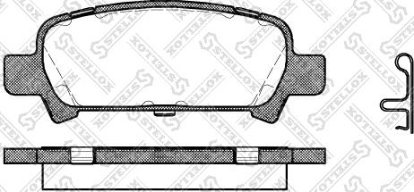 Stellox 740 002B-SX - Komplet Pločica, disk-kočnica www.molydon.hr