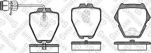 Stellox 763 012B-SX - Komplet Pločica, disk-kočnica www.molydon.hr