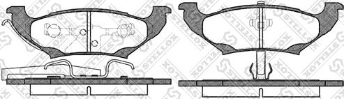 Stellox 701 010B-SX - Komplet Pločica, disk-kočnica www.molydon.hr