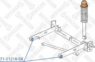 Stellox 71-11216-SX - Selen / Prigušni blok, Ovjes kotača www.molydon.hr