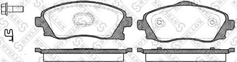 Stellox 785 002B-SX - Komplet Pločica, disk-kočnica www.molydon.hr