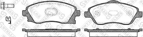 Stellox 785 012B-SX - Komplet Pločica, disk-kočnica www.molydon.hr