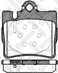 Stellox 781 000B-SX - Komplet Pločica, disk-kočnica www.molydon.hr