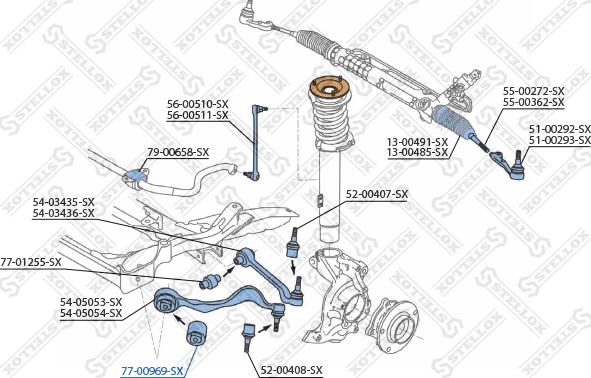 Stellox 77-00969-SX - Set za popravak, spona www.molydon.hr