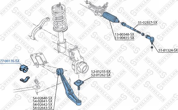 Stellox 77-00135-SX - Čahura Ležaja, stabilizator www.molydon.hr