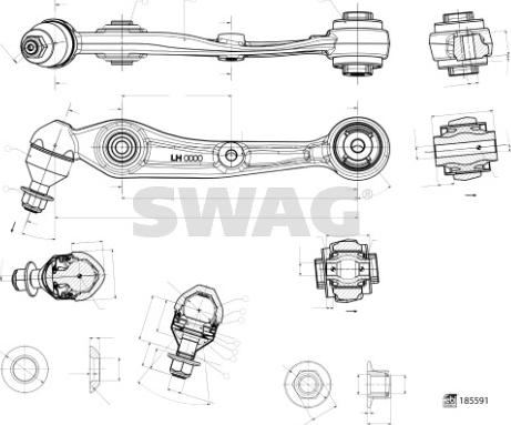 Swag 33 10 9994 - Rame, Nezavisna poluga za ovjes kotača www.molydon.hr