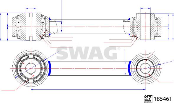 Swag 33 10 9927 - Šipka/spona, Ovjes kotača www.molydon.hr