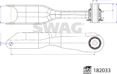 Swag 33 10 8489 - Rame, Nezavisna poluga za ovjes kotača www.molydon.hr