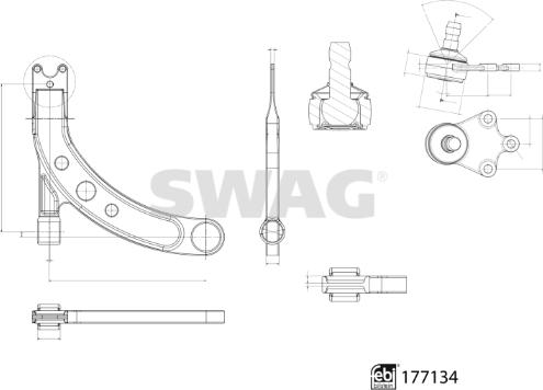 Swag 33 10 3924 - Rame, Nezavisna poluga za ovjes kotača www.molydon.hr