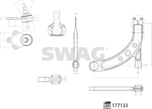 Swag 33 10 3923 - Rame, Nezavisna poluga za ovjes kotača www.molydon.hr