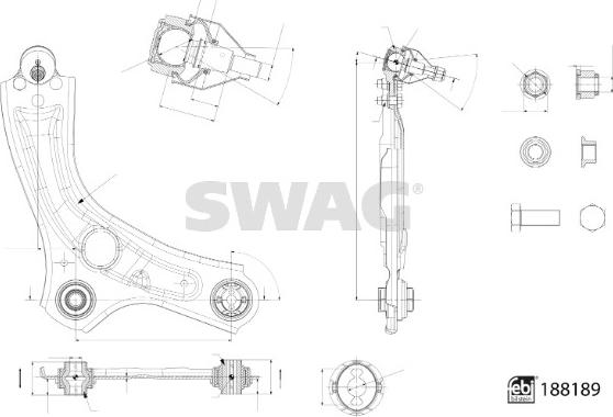 Swag 33 11 0580 - Rame, Nezavisna poluga za ovjes kotača www.molydon.hr