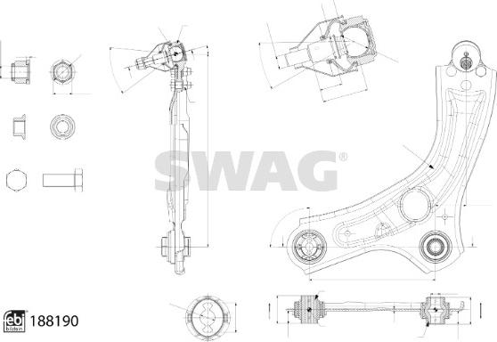 Swag 33 11 0581 - Rame, Nezavisna poluga za ovjes kotača www.molydon.hr