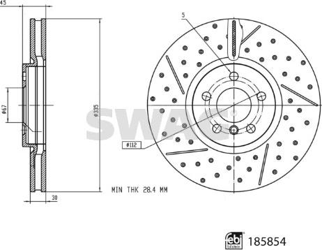 Swag 33 11 0123 - Kočioni disk www.molydon.hr