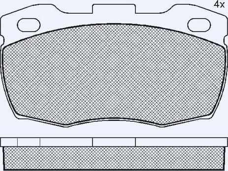 FTE BL2127A1 - Komplet Pločica, disk-kočnica www.molydon.hr