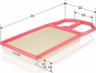 Tecneco Filters AR5898PM-S - Filter za zrak www.molydon.hr