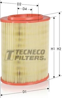 Tecneco Filters AR156-OV - Filter za zrak www.molydon.hr