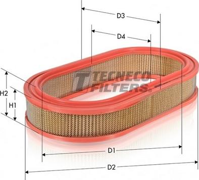 Tecneco Filters AR257-OV - Filter za zrak www.molydon.hr